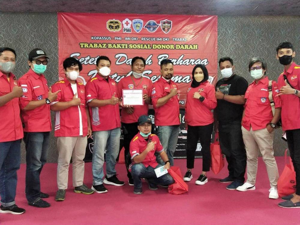 KOPASSUS DUKUNG KEGIATAN DONOR DARAH YANG DI INISIASI OLEH IMI DKI JAKARTA